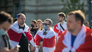 Baltarusijos demokratinės opozicijos palaikymo akcija „Vieni metai po revoliucijos“