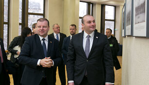 Saulius Skvernelis ir Mamuka Bakhtadze