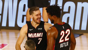 Goranas Dragičius ir Jimmy Butleris veda „Miami Heat“ į pergales.