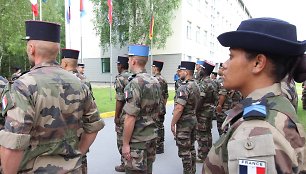 Prancūzijos kariai Lietuvoje minėjo Bastilijos paėmimo dieną