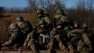 Ukrainos kariai mū&scaron;io lauke