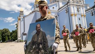 Valentino Korenčiuko laidotuvės / FLORENT VERGNES / AFP