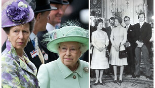 Princesė Anne, karalienė Elizabeth II ir Ronnaldas Russellas