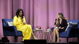 Michelle Obama ir Sarah Jessica Parker