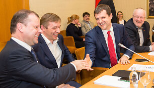 Saulius Skvernelis ir Gintautas Paluckas