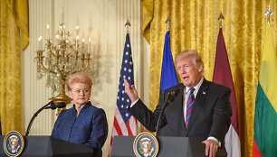Donaldo Trumpo ir Baltijos &scaron;alių vadovų susitikimas