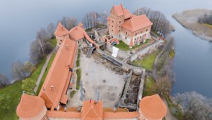 Trakų pilyje rastas sprogmuo