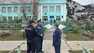 Rusijoje sugriuvo mokykla
