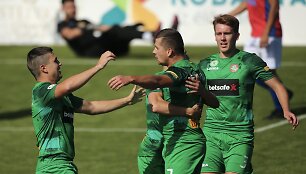 Lietuvos mažojo futbolo rinktinės džiaugsmas