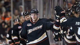 Vieno iš įvarčių autorius Corey Perry