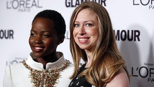 Lupita Nyong'o ir Chelsea Clinton