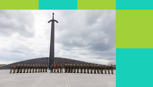 Lietuvos partizanų memorialas Kryžkalnyje, Raseinių r.