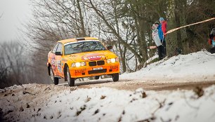 Karolis Raišys „Halls Winter Rally 2015“ varžybose