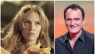 Uma Thurman filme &bdquo;Nužudyti Bilą&ldquo;, režisierius Quentinas Tarantino