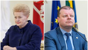 Dalia Grybauskaitė ir Saulius Skvernelis