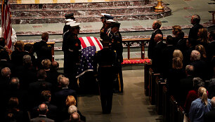 Buvusio JAV prezidento George'o H.W.Busho laidotuvių pamaldos