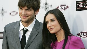 Ashtonas Kutcheris ir Demi Moore