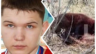 Drama Sibire: rusas boksininkas sunkiai sužeistas per kovą, kai peiliu nudūrė lokį