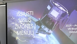 NASA hakatono idėjų pristatymas