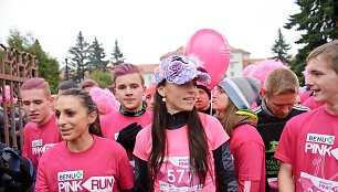 Rasa Drazdauskaitė „Pink Run su BENU“ bėgime