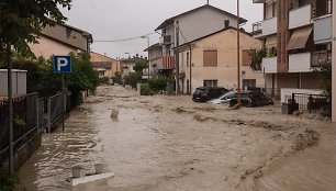 Potvynis Šiaurės Italijoje