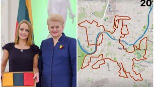 Mingailės bėgimas įvertintas prezidentės