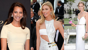 Supermodeliai Christy Turlington, Karlie Kloss ir Sasha Pivovarova