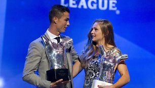 Cristiano Ronaldo ir Lieke Martens