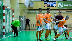 Lietuvos salės futbolo A lygos mačas tarp Vilniaus &bdquo;Bekento&ldquo; ir Prienų &bdquo;STIHL&ldquo;&rsquo; 