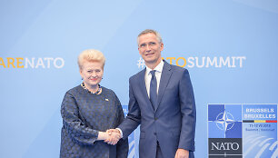 Dalia Grybauskaitė ir Jensas Stoltenbergas