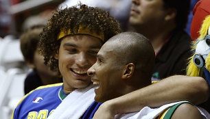 Andersonas Varejao ir Leandro Barbosa