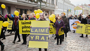 Kaune buvo švenčiama Tarptautinė laimės diena