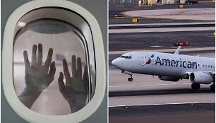 &bdquo;American Airlines&ldquo; lėktuve užsidegė kompiuteris
