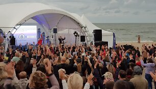 &bdquo;The Roop&ldquo; koncerto Melnragėje akimirka