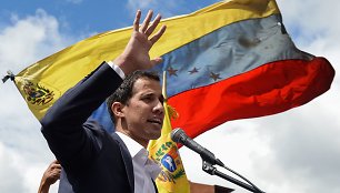 Venesuelos prezidentu pasiskelbęs Juanas Guaido