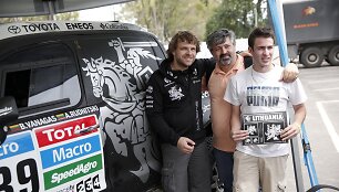 Benediktas Vanagas su Argentinos lietuviais
