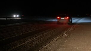 Eismo sąlygos A2 kelyje