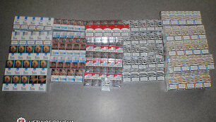 Kalvarijų turguje rastos kontrabandinės cigaretės