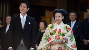 Japonijos princesės Ayako ir nekilmingo verslininko Kei Moriya vestuvės