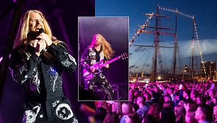 Jūros šventėje – „Eurovizijos“ žvaigždės S.Ryderio koncertas: „Space Man“ pakerėjo Klaipėdą
