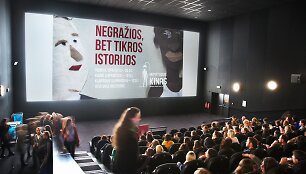 Festivalio &bdquo;Nepatogus kinas&rdquo; akimirka
