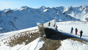 Slidinėjimas Austrijoje, kurorte Serfaus-Fiss-Ladis