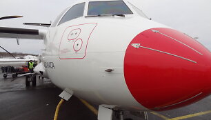 Pirmasis &bdquo;Air Lituanica&ldquo; lėktuvas Bromos oro uoste
