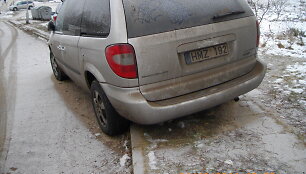 Užfiksuotas &bdquo;Chrysler&ldquo; pažeidimas