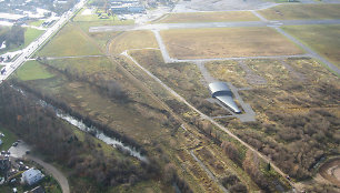 Stepono Dariaus ir Stasio Girėno aerodrome statomas gelbėjimo postas