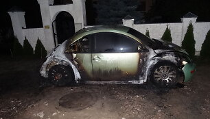 Sudegęs automobilis