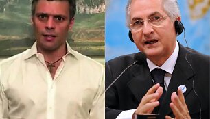 Leopoldo Lopezas ir Antonio Ledezma
