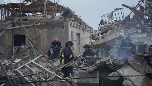 Rusijos atakos Ukrainoje padariniai /  / AP