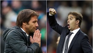 Antonio Conte Ir Julenas Lopetegui