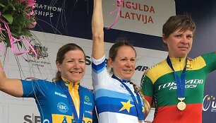   Katažinai Sosnai &ndash; Europos kalnų dviračių maratono čempionato bronza